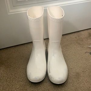 COPY - White ugg brand rain boots